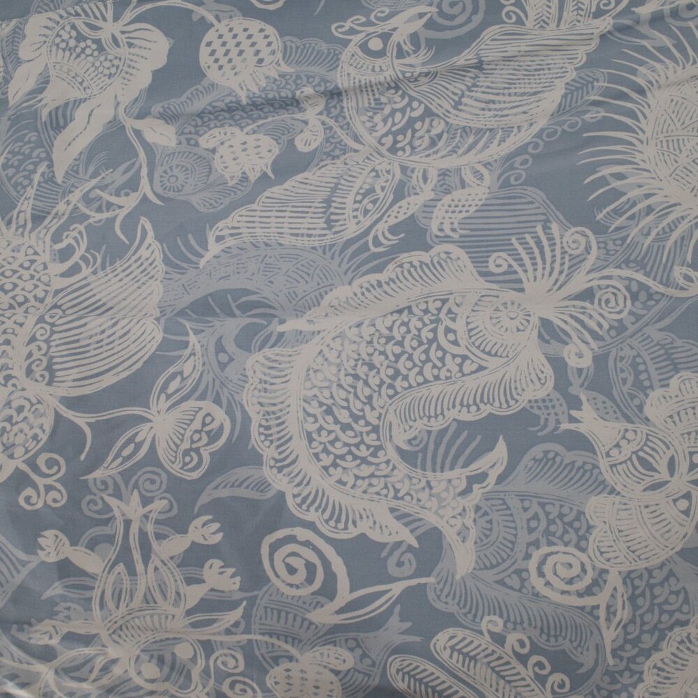 Tommy Bahama Hawaiian Shirt Mens 2XL Silk fish shrimp seafood print loop collar - Picture 12 of 16